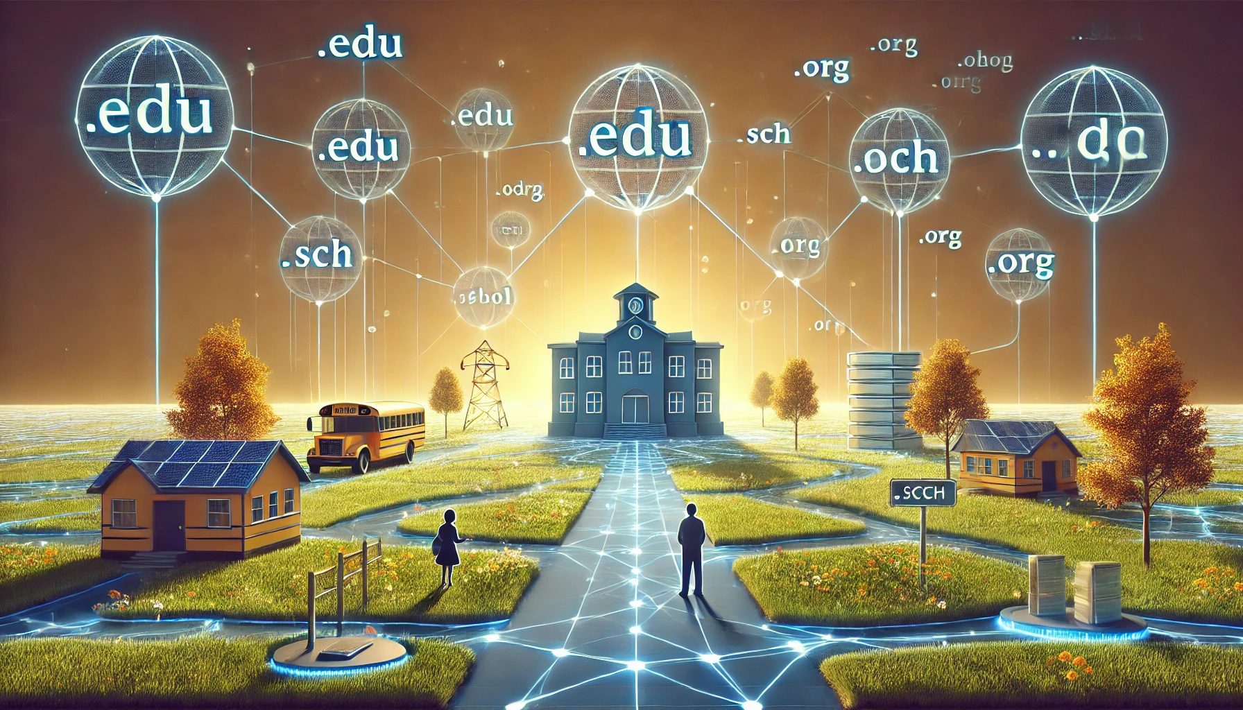 domain yang digunakan untuk sekolah