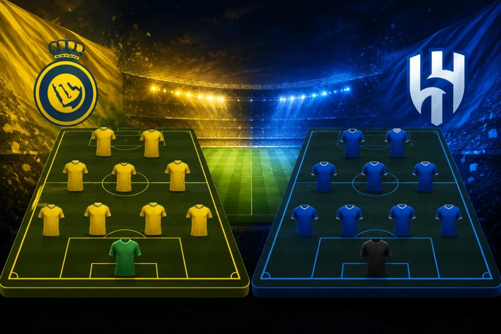Prediksi dan Susunan Al-Nassr vs Al-Hilal