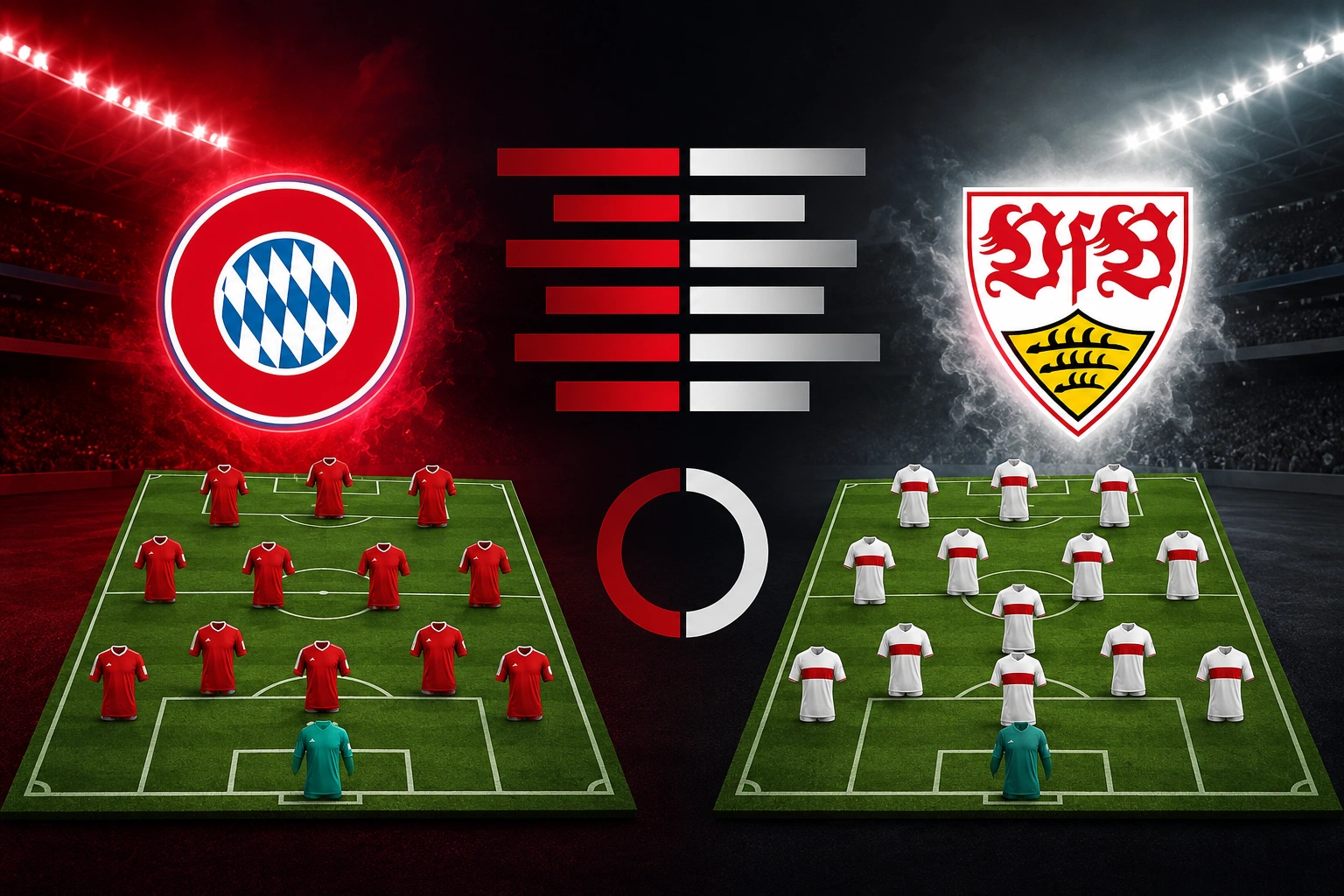 Statistik dan Susunan Pemain Bayern Munich vs Stuttgart