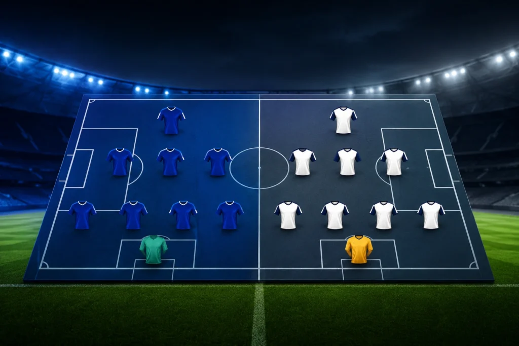 Susunan Pemain Chelsea vs Tottenham Hotspur
