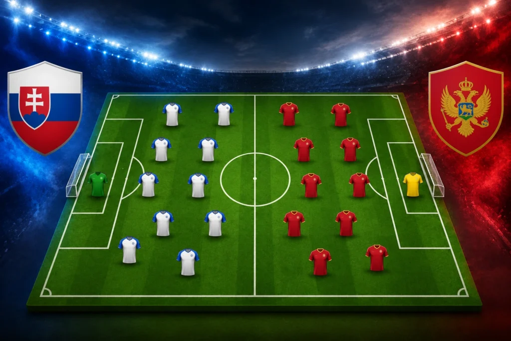 Prediksi Pertandingan Persahabatan Slovakia vs Montenegro