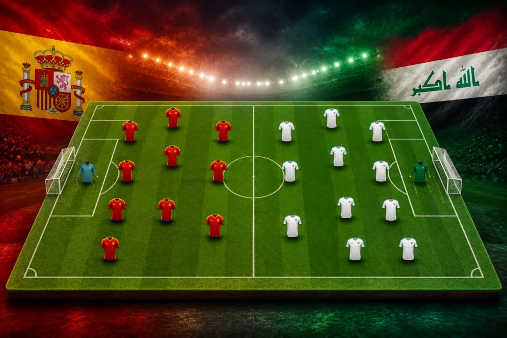 Prediksi Pertandingan Persahabatan Spain vs Iraq