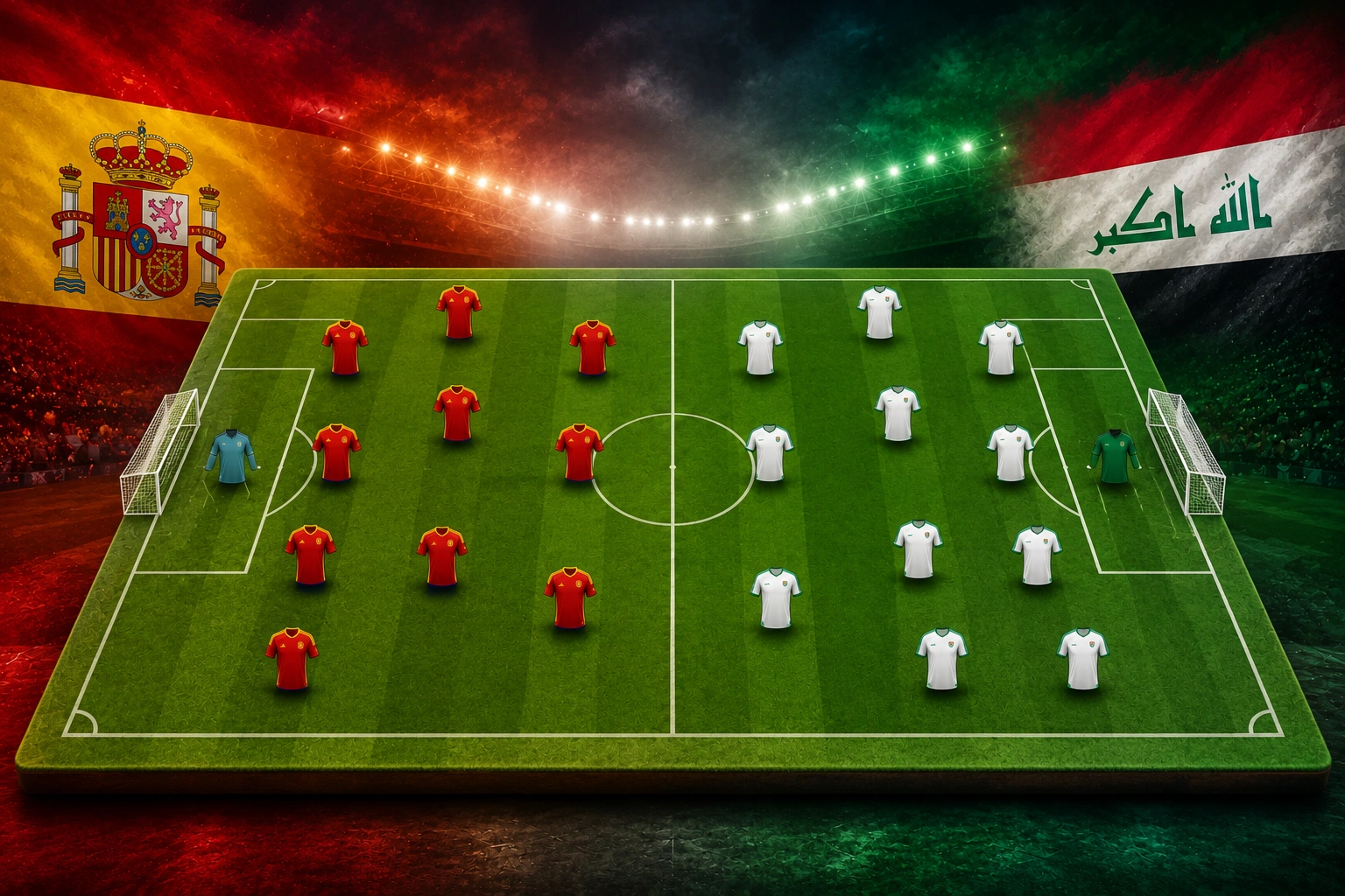 Prediksi Pertandingan Persahabatan Spain vs Iraq