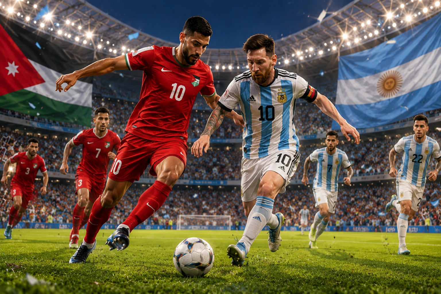 Prediksi Susunan Pemain Jordan vs Argentina