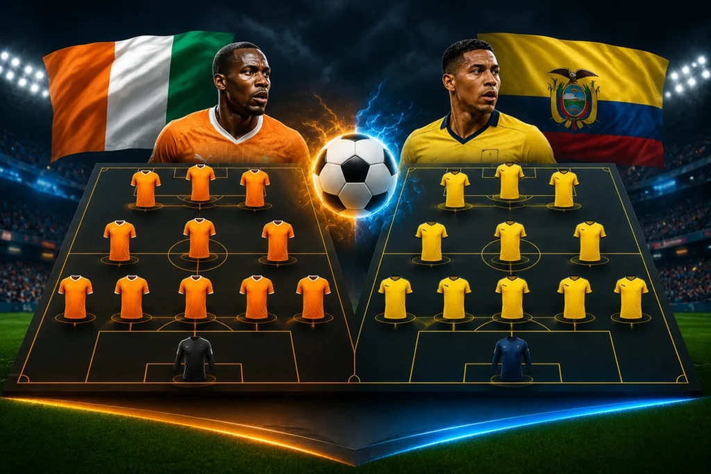 Prediksi dan Susunan Pemain Ivory Coast vs Ecuador