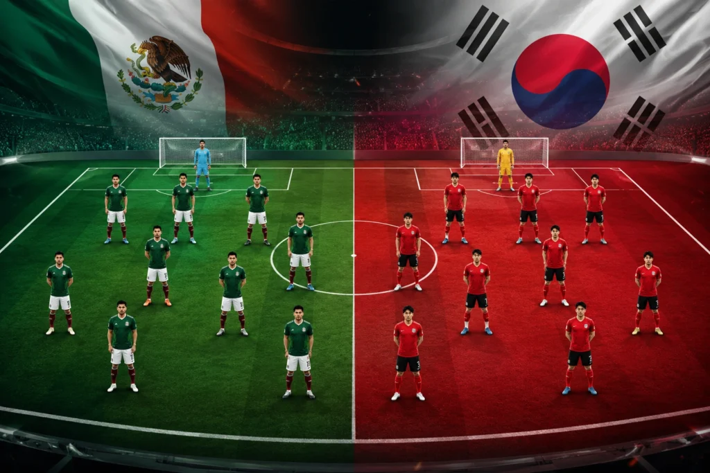 Prediksi dan Susunan Pemain Mexico vs South Korea