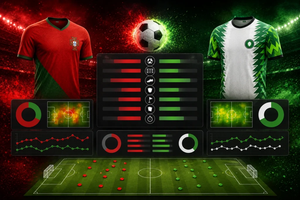 Statistik Timnas Portugal vs Tim Nasional Nigeria