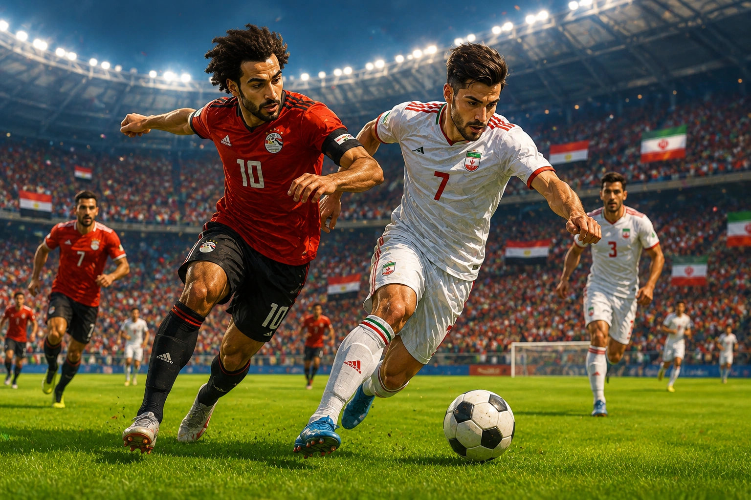 Susunan Pemain Egypt vs Iran